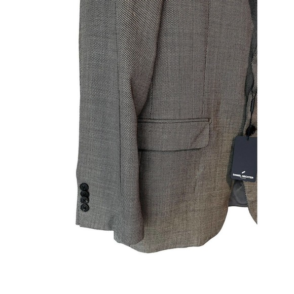 Daniel Hechter Men 42S Wool Blazer Jacket Coat Gray Tweed 2 Button NEW $295 MSRP - Picture 4 of 14